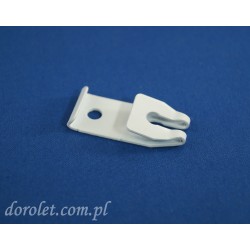 TS ceiling bracket with notch - white